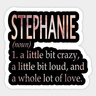 Stephanie Girl Name Definition Sticker